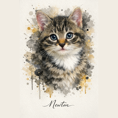 Retratos digitais de animais de estimação a partir de fotos