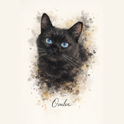 Retratos digitais de animais de estimação a partir de fotos